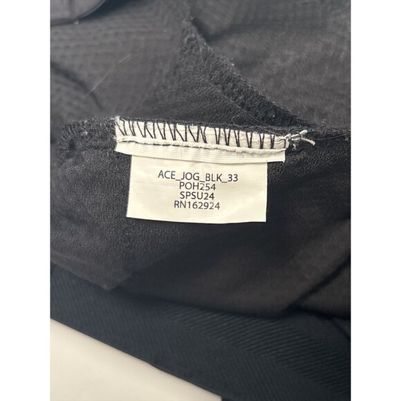 Bylt Premium Basics Mens Joggers Black Size 33 With Elastic Cuffs & Pockets - Picture 8 of 14